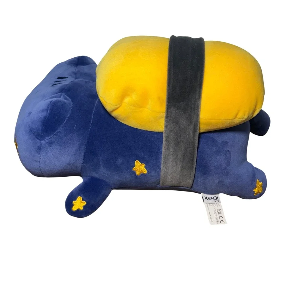 Kenji Yabu Sushi Night Cat Plush 14in Cute Kawaii‎ Soft Toy Cushion Embroidered